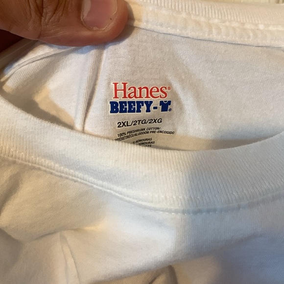 In-N-Out Burger T Shirt 2001 2XL White Red Fisherman's Warf B Hall Vtg XXL - Picture 3 of 4